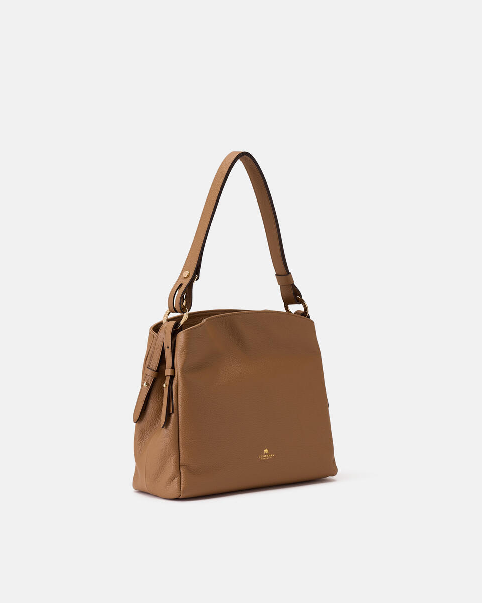 Velvet borsa a spalla grande con tracolla estensibile Desert  - Borse A Spalla - Borse Donna - Borse - Cuoieria Fiorentina