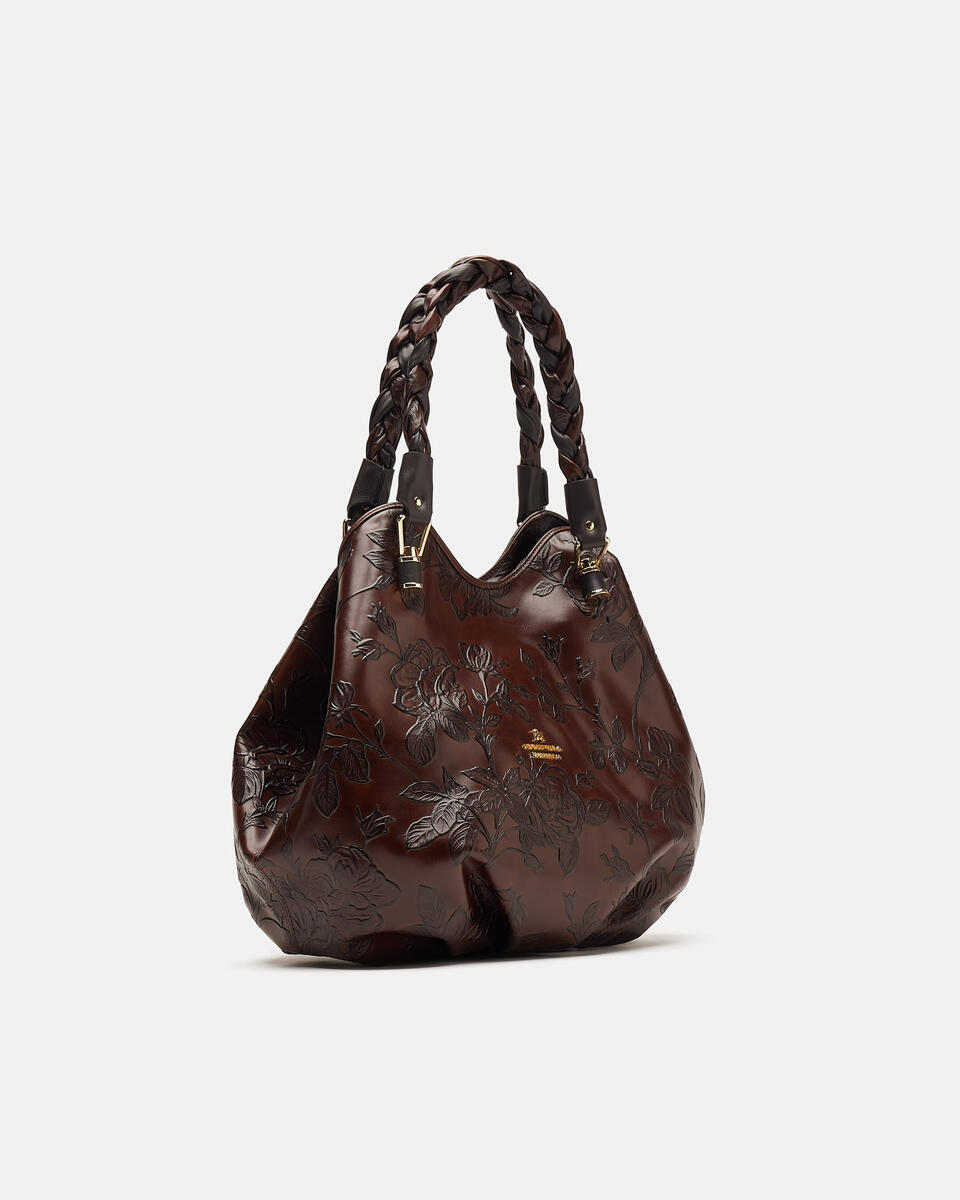 SHOPPING BAG Mahogany  - Shoulder Bags - Women's Bags - Bags - Cuoieria Fiorentina
