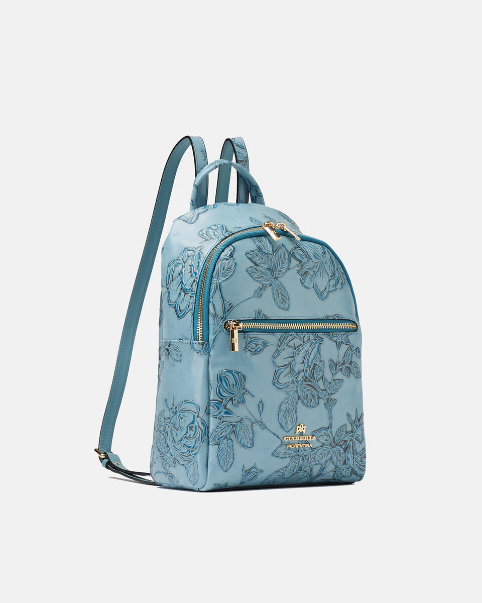 Small backpack Light blue  - Backpacks - Women's Bags - Bags - Cuoieria Fiorentina