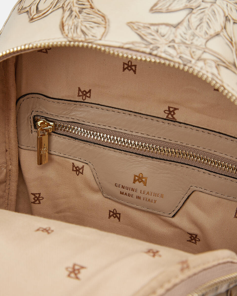 Small backpack Taupe  - Backpacks - Women's Bags - Bags - Cuoieria Fiorentina