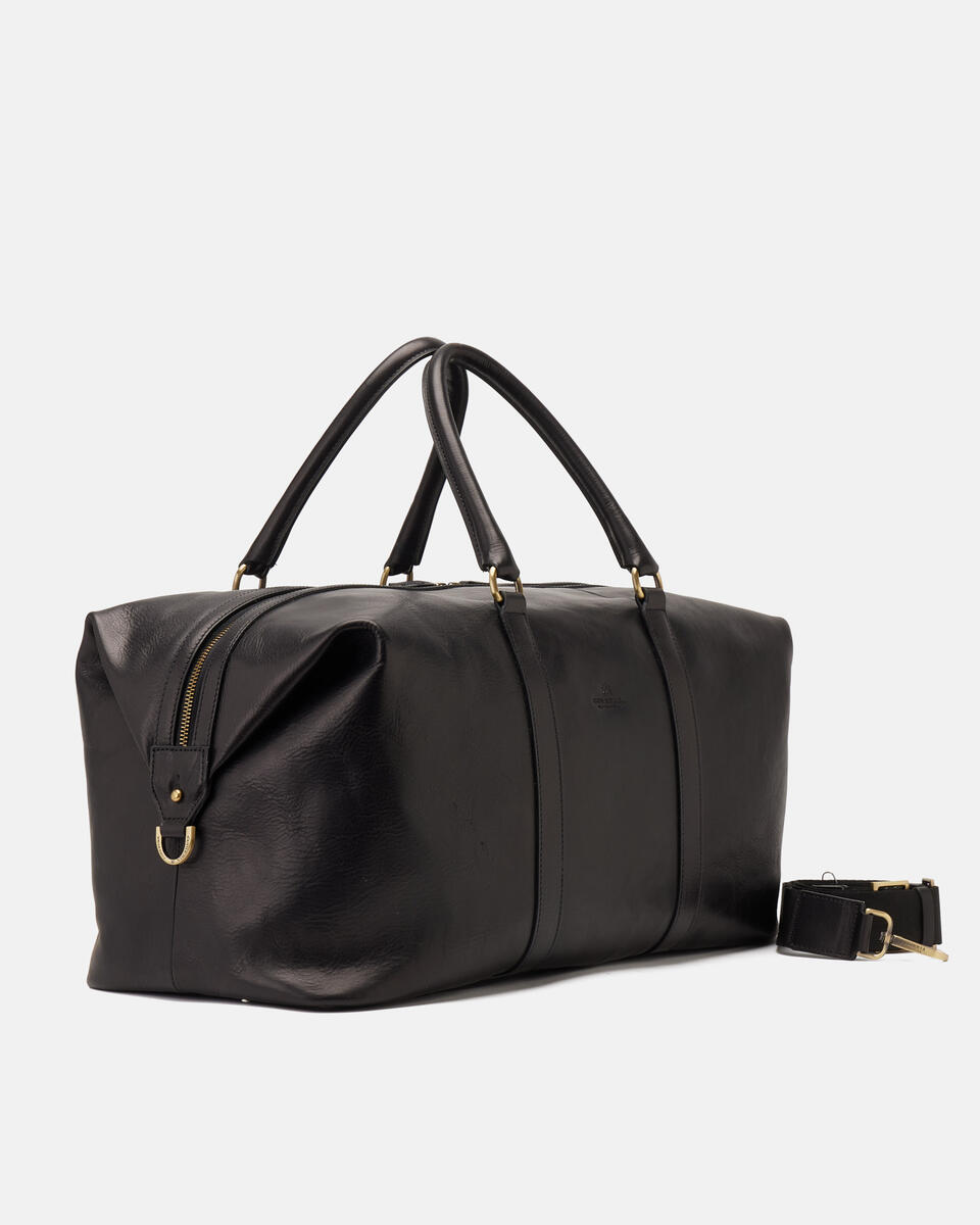 Weekender Cuoio Nero  - Borse Da Viaggio - Borse Da Viaggio - Cuoieria Fiorentina