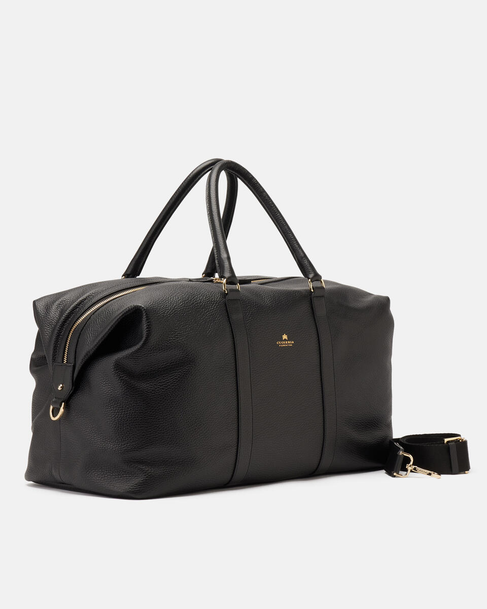 Velvet Weekender Nero  - Borse Da Viaggio - Borse Da Viaggio - Cuoieria Fiorentina