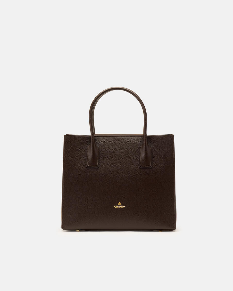 Tote bag Dark brown  - Tote Bags - Women's Bags - Bags - Cuoieria Fiorentina