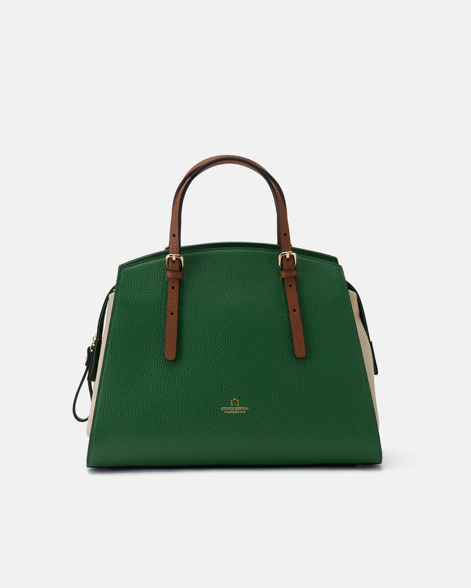 TOTE BAG Aloeproseccocaramel  - Tote Bags - Women's Bags - Bags - Cuoieria Fiorentina