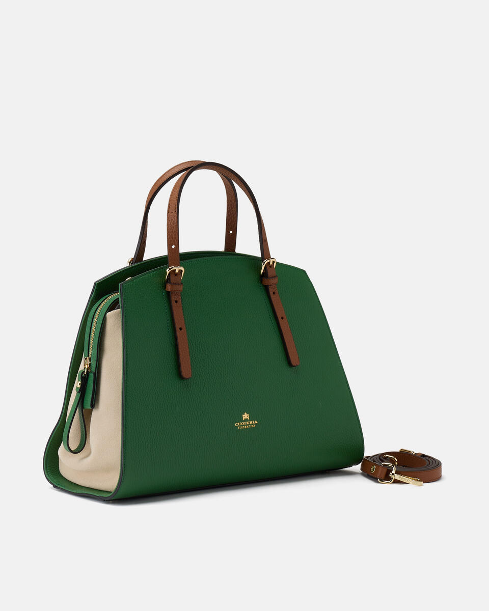 TOTE BAG Aloeproseccocaramel  - Tote Bags - Women's Bags - Bags - Cuoieria Fiorentina