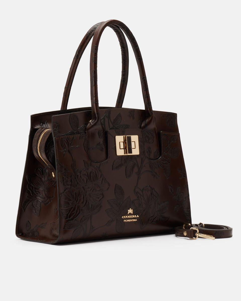 Tote bag Mahogany  - Tote Bags - Women's Bags - Bags - Cuoieria Fiorentina
