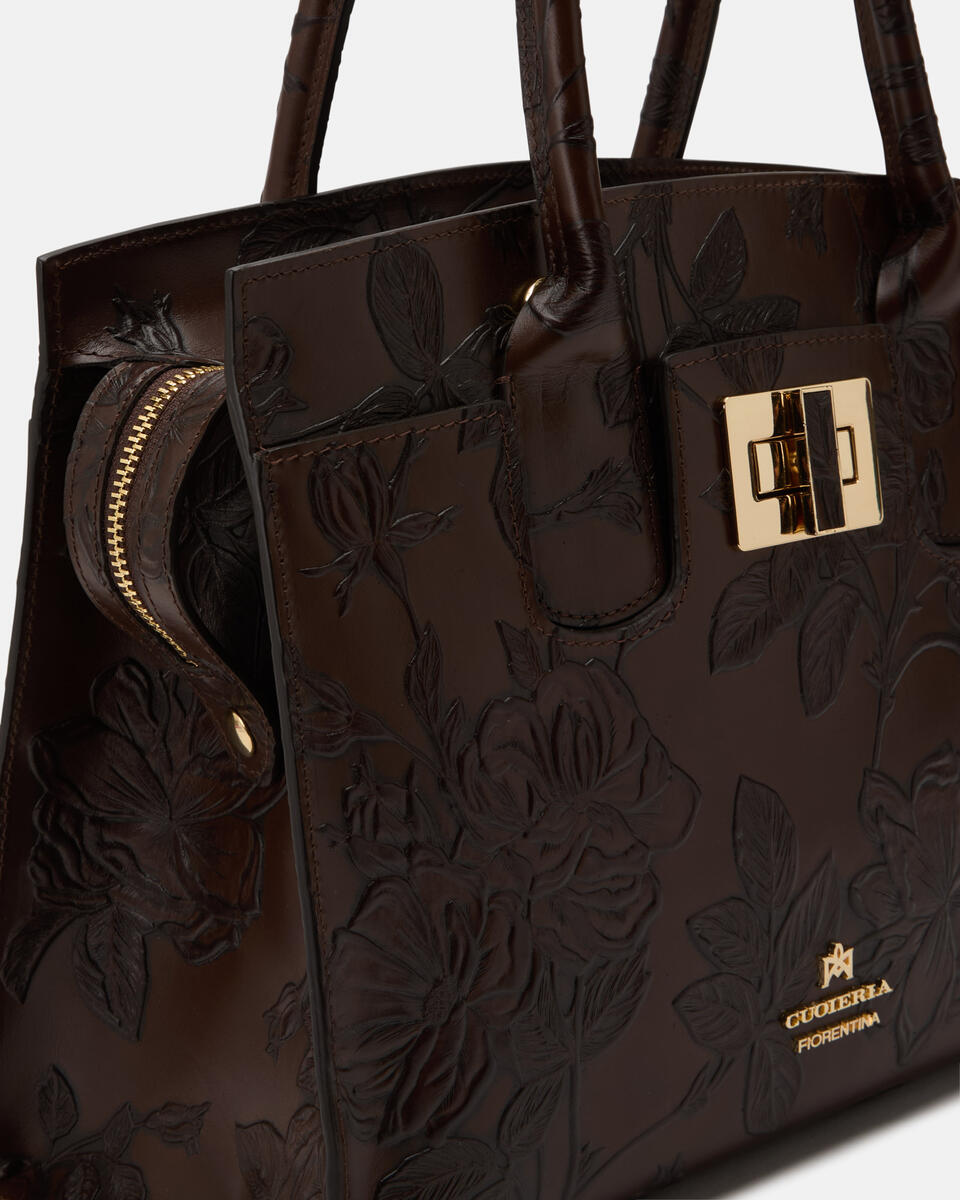 Tote bag Mahogany  - Tote Bags - Women's Bags - Bags - Cuoieria Fiorentina
