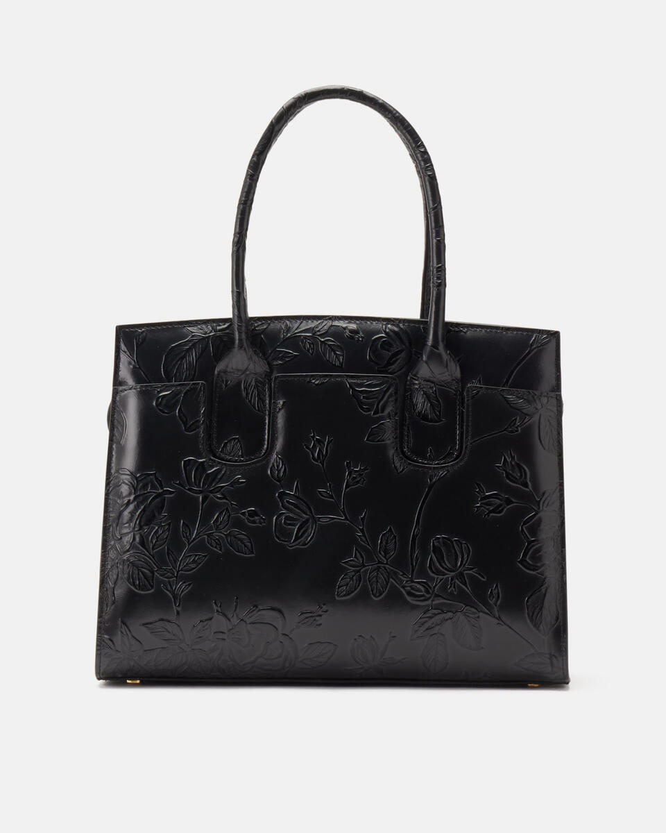 Mimi medium tote bag con dettagli in metallo Nero  - Tote Bag - Borse Donna - Borse - Cuoieria Fiorentina
