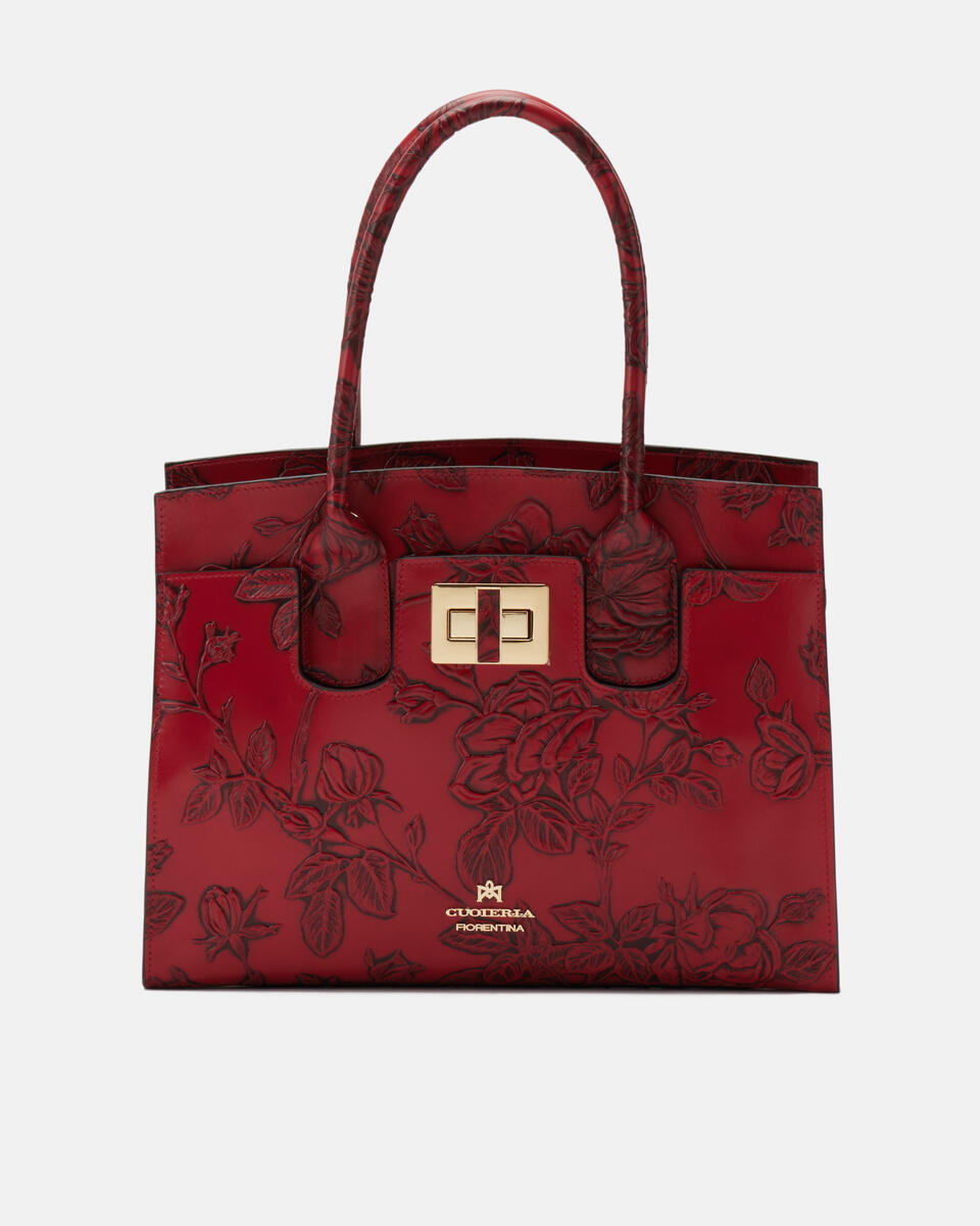 Tote bag Red  - Tote Bags - Women's Bags - Bags - Cuoieria Fiorentina