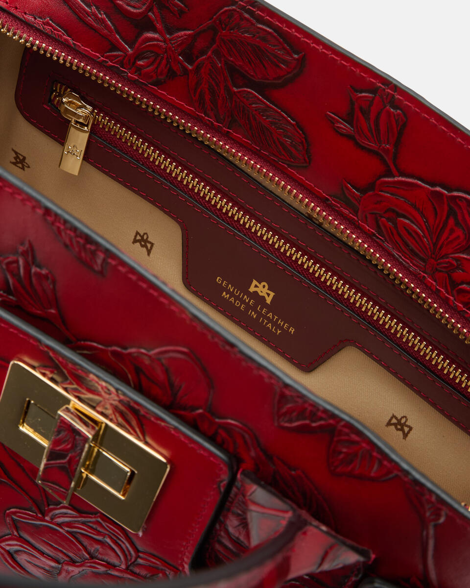 Tote bag Red  - Tote Bags - Women's Bags - Bags - Cuoieria Fiorentina