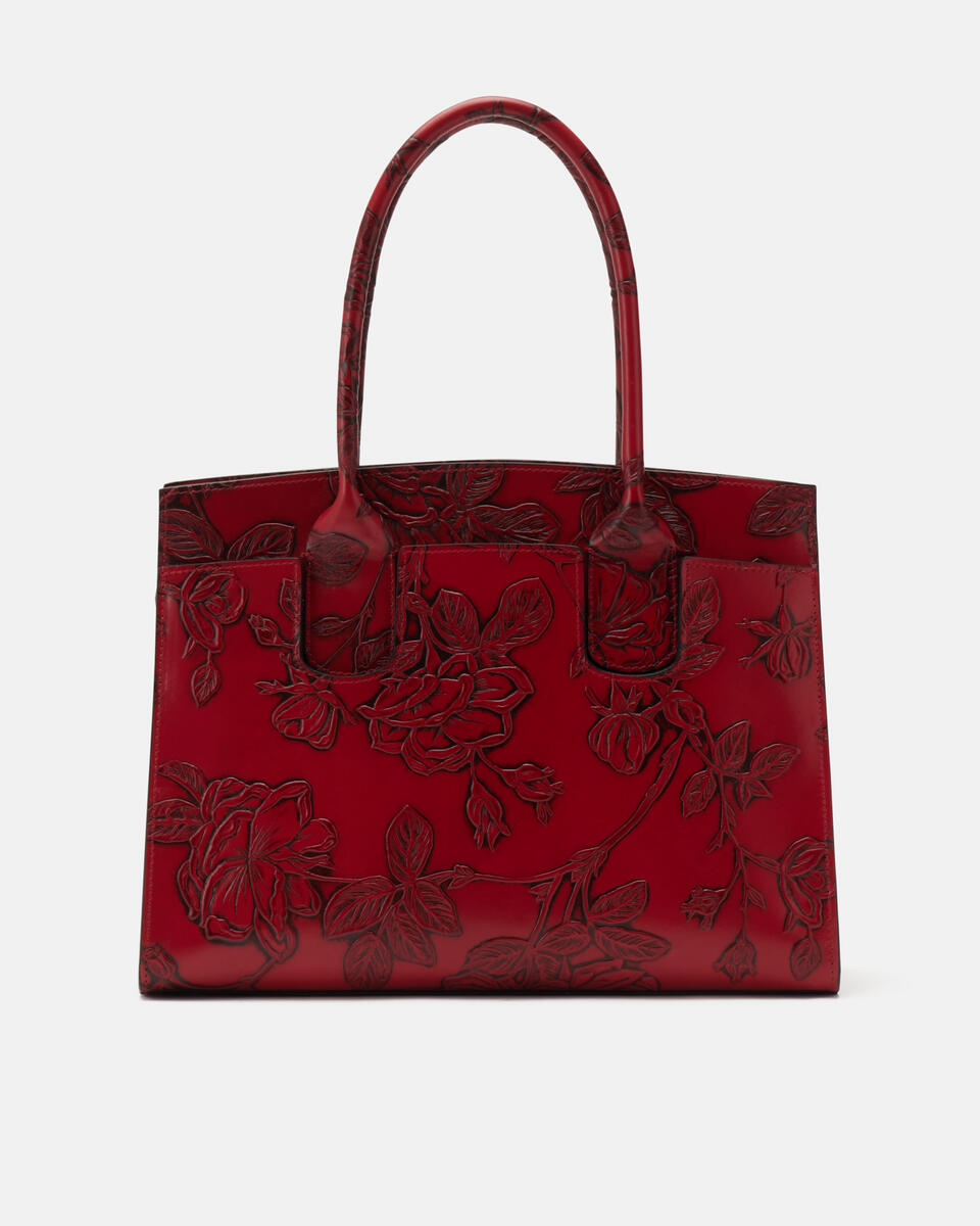 Tote bag Red  - Tote Bags - Women's Bags - Bags - Cuoieria Fiorentina