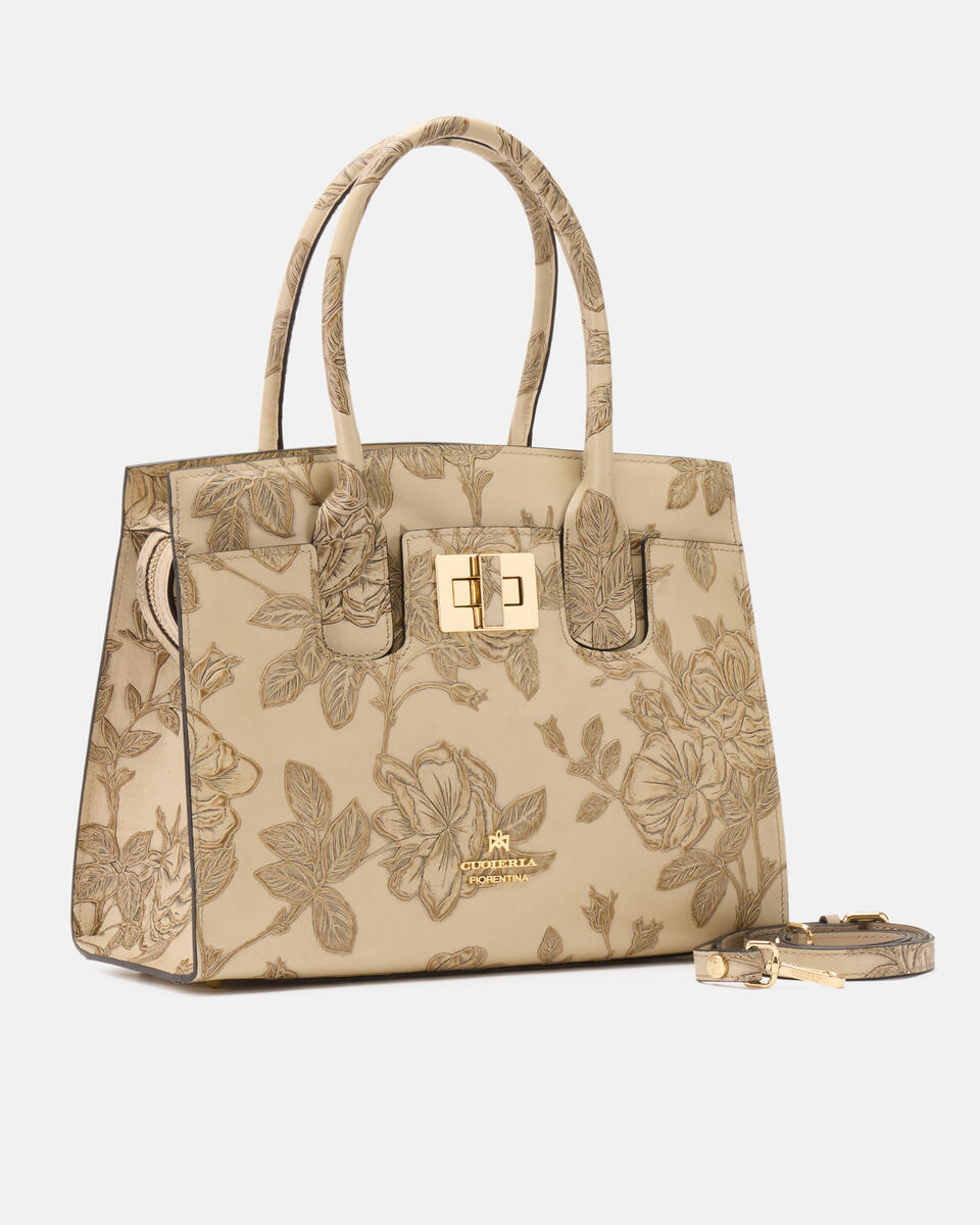Tote bag Taupe  - Tote Bags - Women's Bags - Bags - Cuoieria Fiorentina