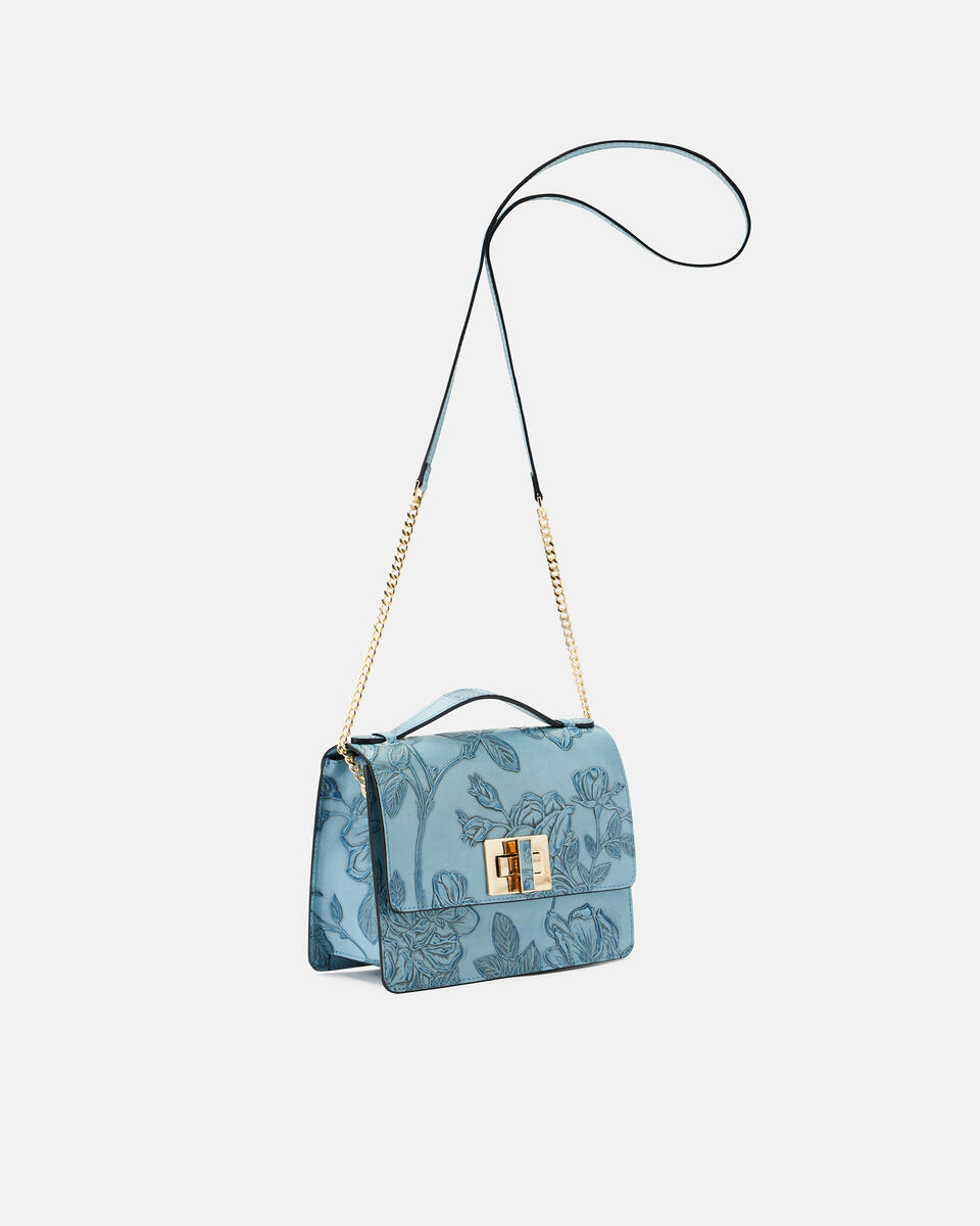 CLUTCH BAG Light blue  - Mini Bags - Women's Bags - Bags - Cuoieria Fiorentina