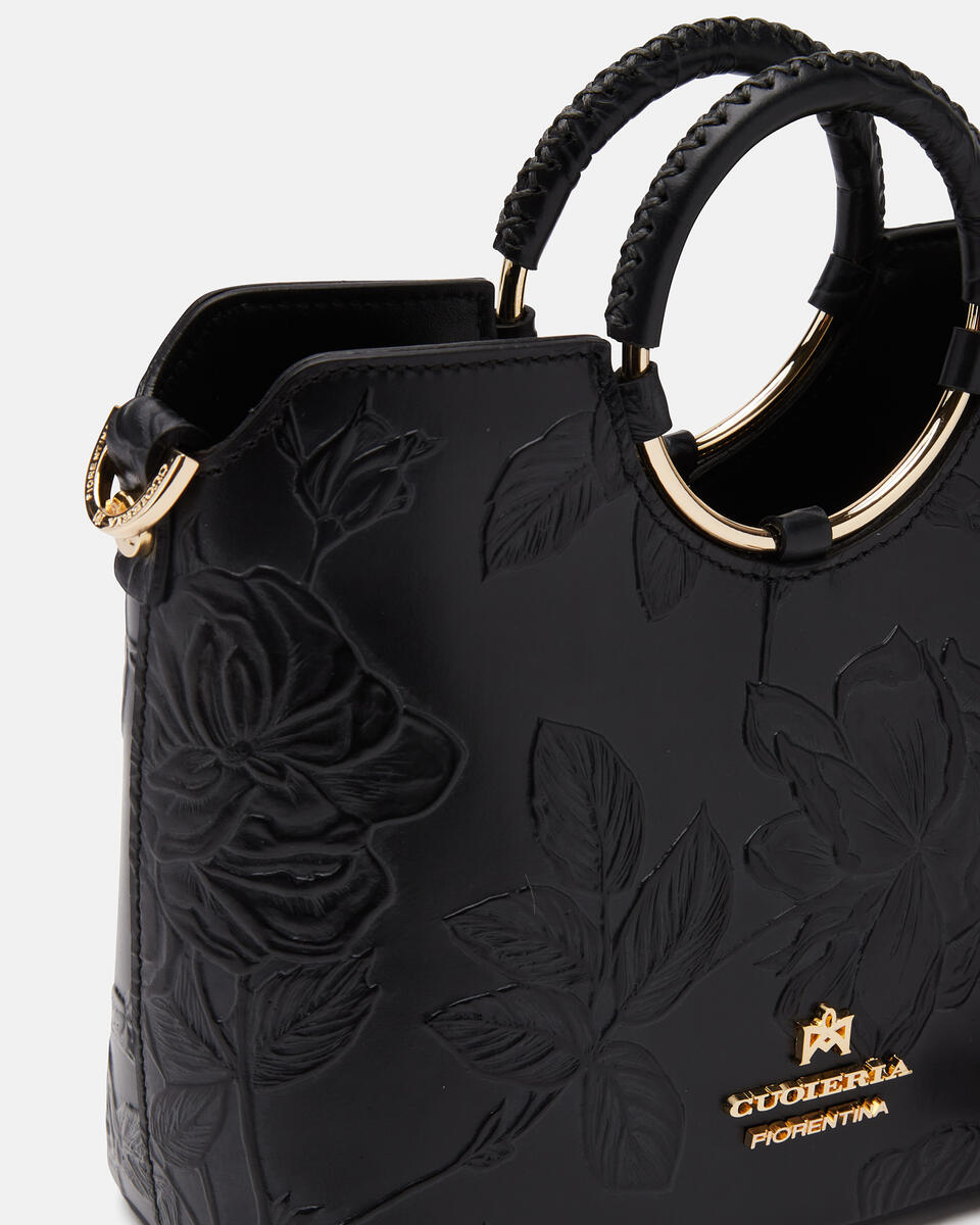 SMALL TOTE BAG Black  - Tote Bags - Women's Bags - Bags - Cuoieria Fiorentina