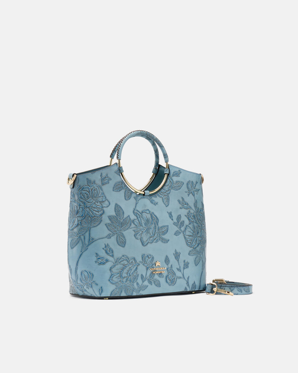 TOTE BAG Light blue  - Tote Bags - Women's Bags - Bags - Cuoieria Fiorentina