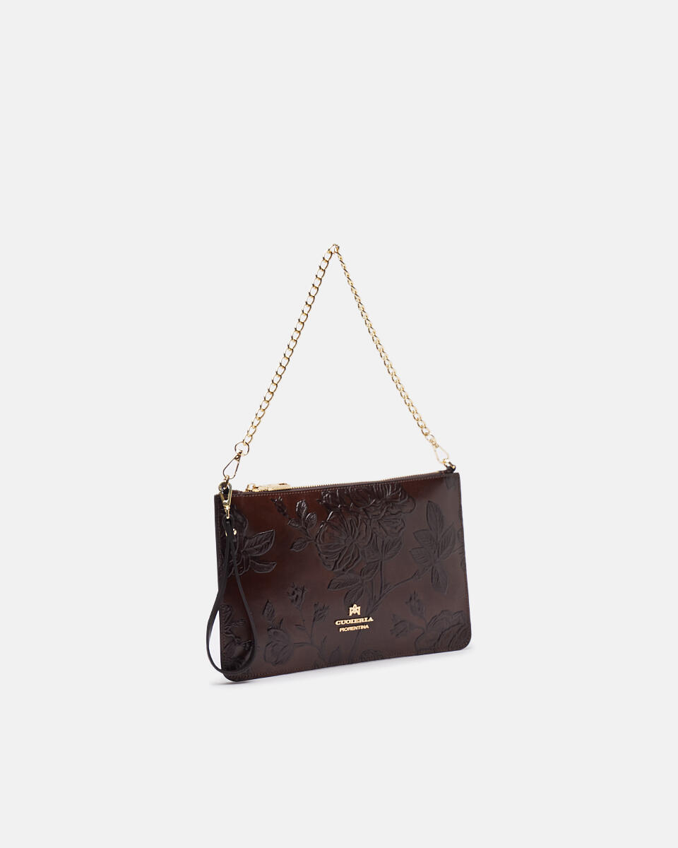 Pochette media mimi Mogano  - Pochette - Borse Donna - Borse - Cuoieria Fiorentina