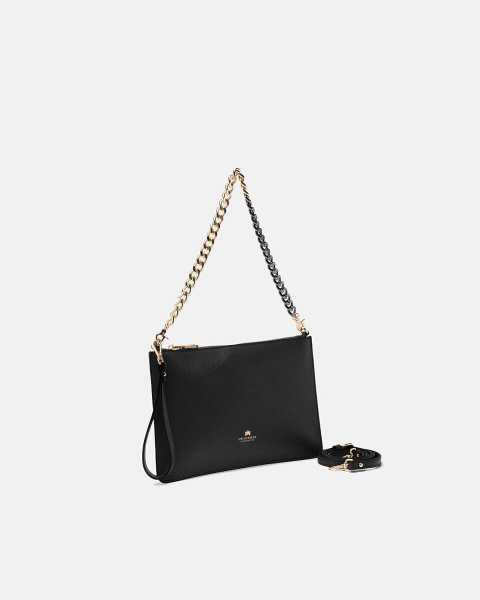Alice pochette media con bracciale Nero  - Pochette - Borse Donna - Borse - Cuoieria Fiorentina