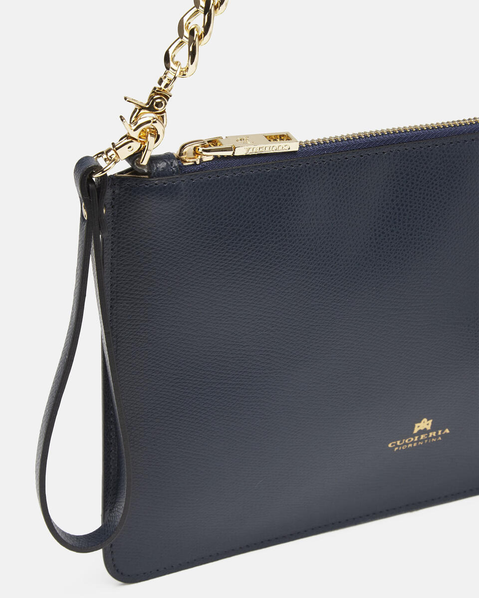 Alice pochette media con bracciale Navy  - Pochette - Borse Donna - Borse - Cuoieria Fiorentina