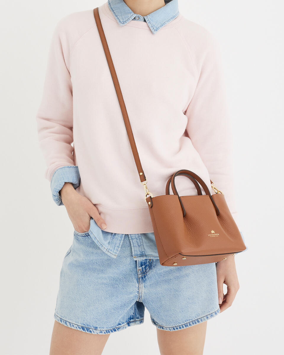 Candy Mini Tote bag Lipstick  - Tote Bag - Borse Donna - Borse - Cuoieria Fiorentina