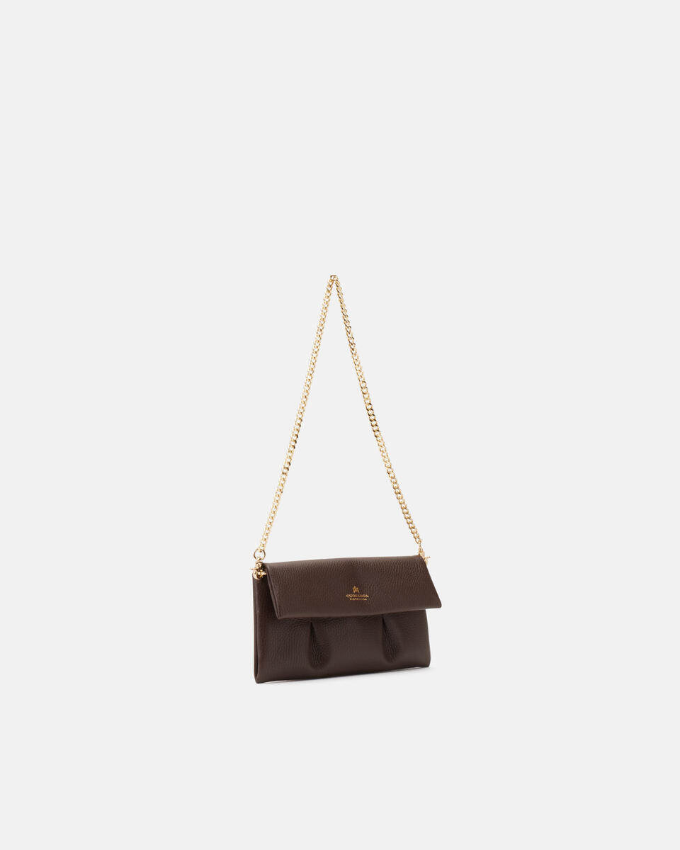 Candy pochette Cioccolato  - Pochette - Borse Donna - Borse - Cuoieria Fiorentina