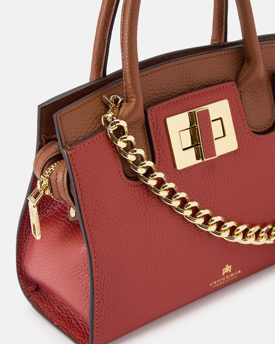 Bella Soft Small Tote Brick  - Tote Bag - Borse Donna - Borse - Cuoieria Fiorentina