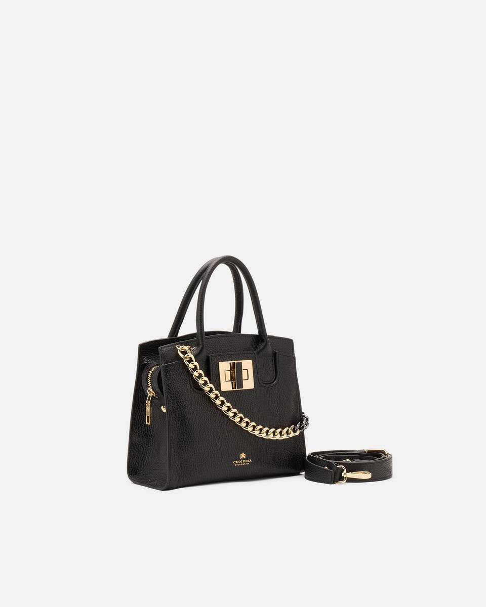 Bella Soft Small Tote Nero  - Tote Bag - Borse Donna - Borse - Cuoieria Fiorentina