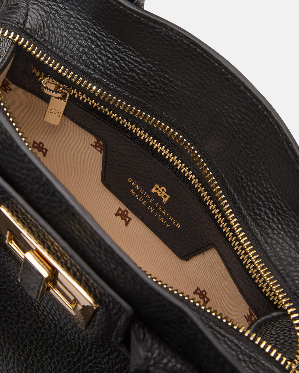 Bella Soft Small Tote Nero  - Tote Bag - Borse Donna - Borse - Cuoieria Fiorentina