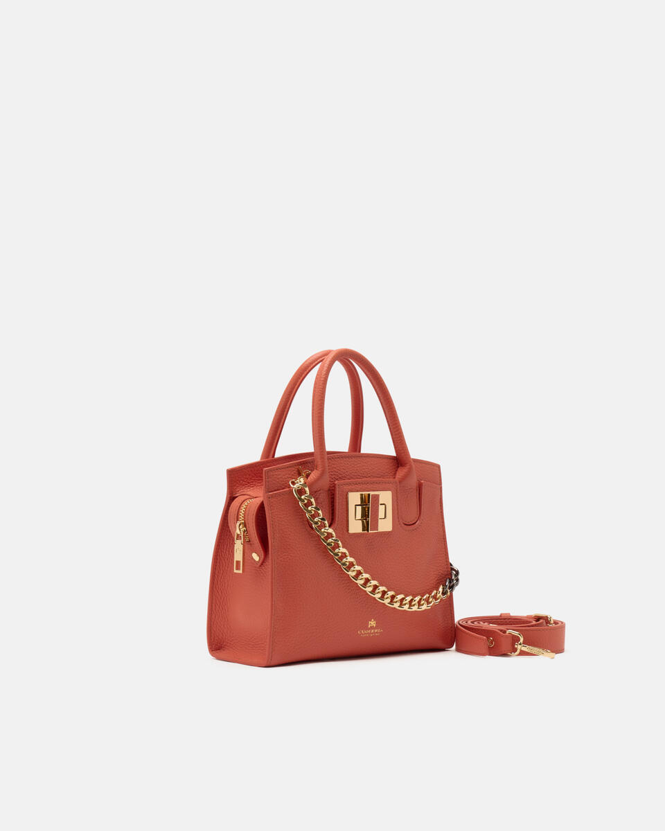 Small tote bag Papaya  - Tote Bags - Women's Bags - Bags - Cuoieria Fiorentina