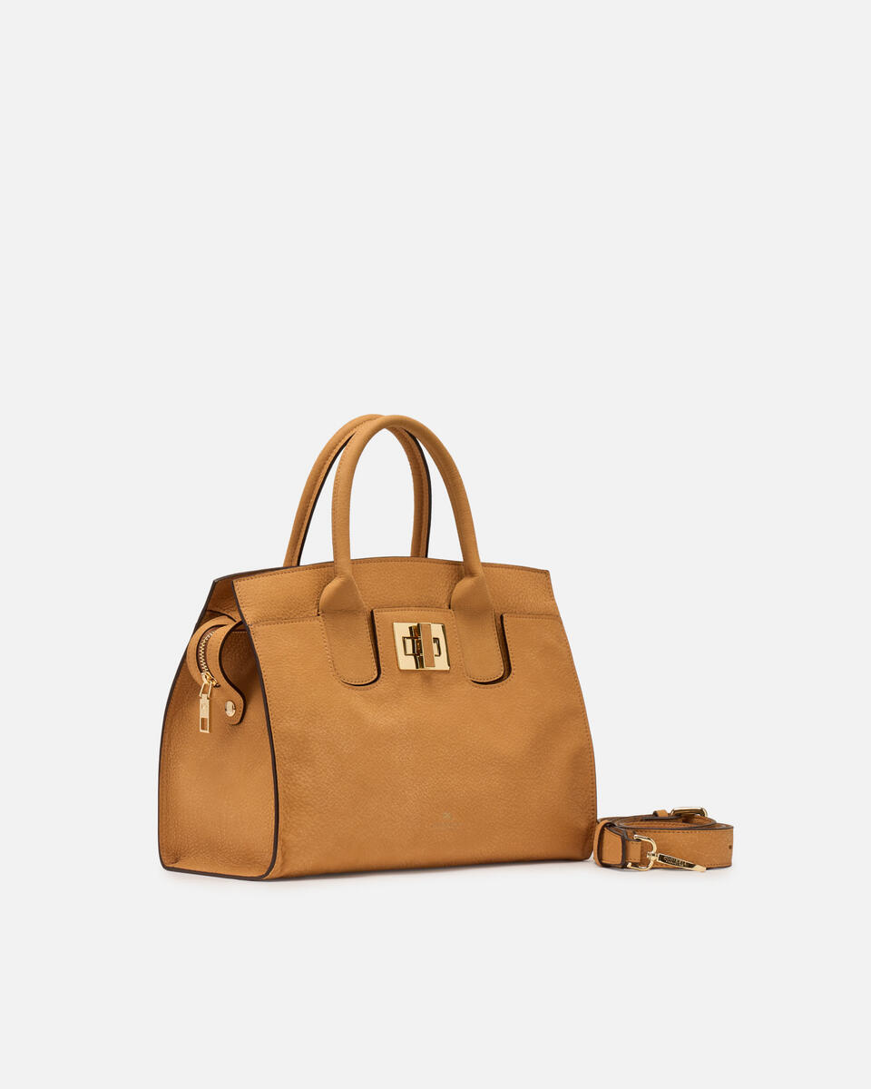 Bella Soft Medium Tote Curry  - Cuoieria Fiorentina