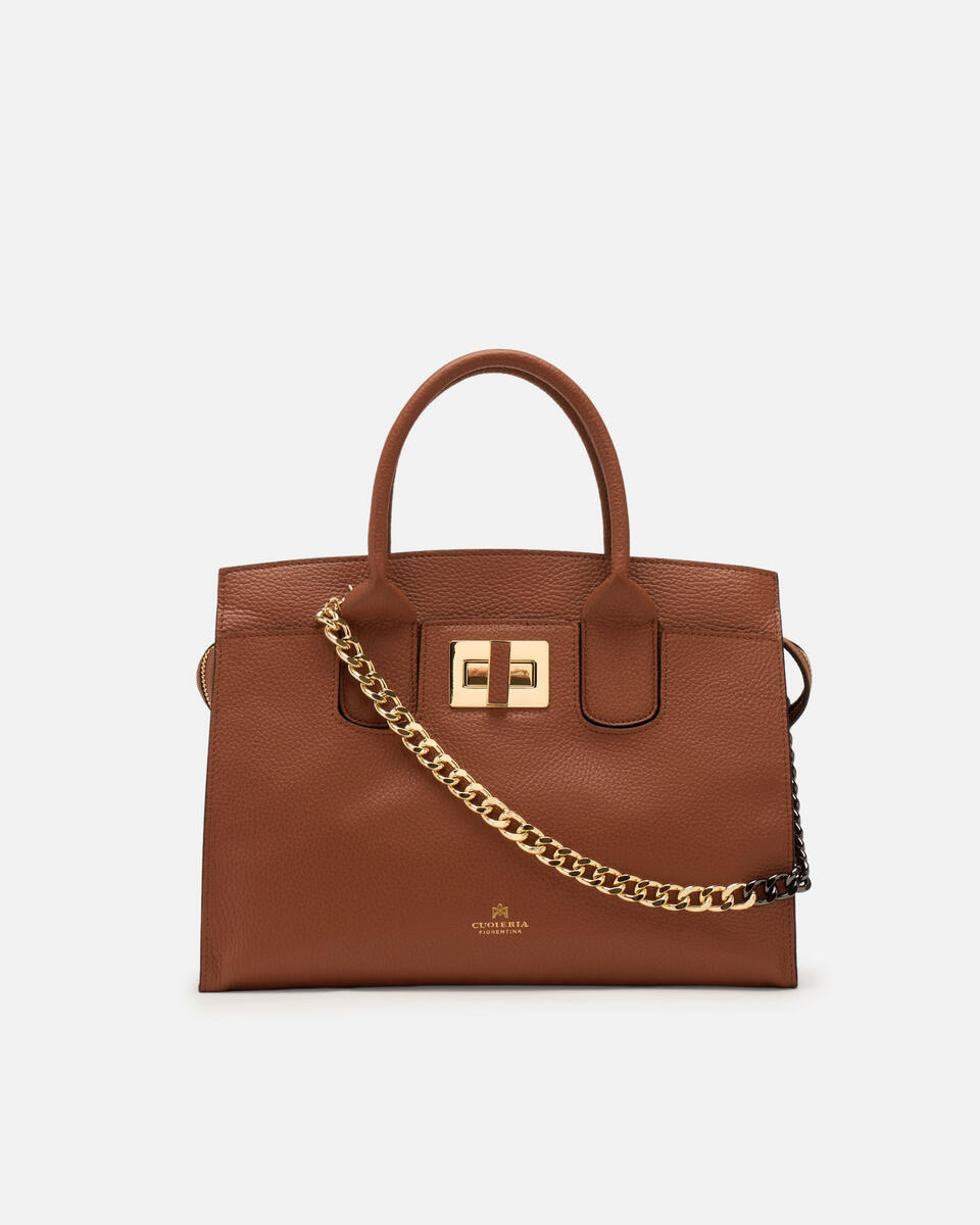 Bella Soft Medium Tote Caramel  - Tote Bag - Borse Donna - Borse - Cuoieria Fiorentina
