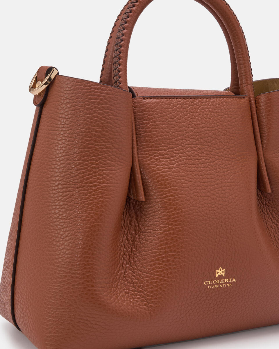 Candy small tote bag Caramel  - Tote Bag - Borse Donna - Borse - Cuoieria Fiorentina