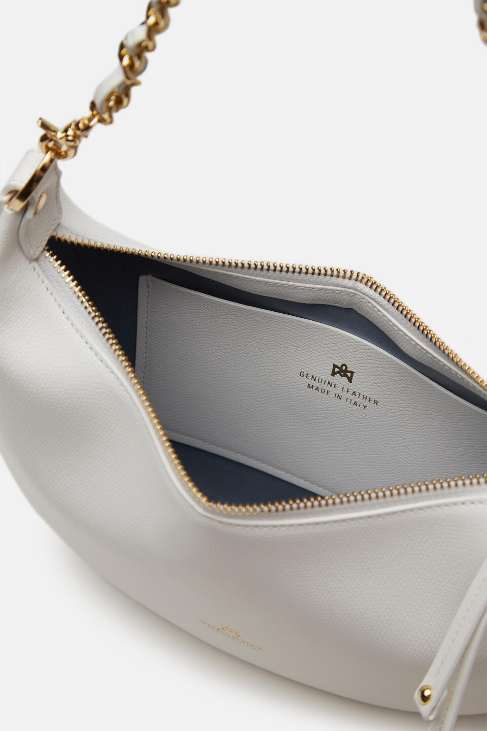 Eva small hobo Bianco  - Borse A Spalla - Borse Donna - Borse - Cuoieria Fiorentina