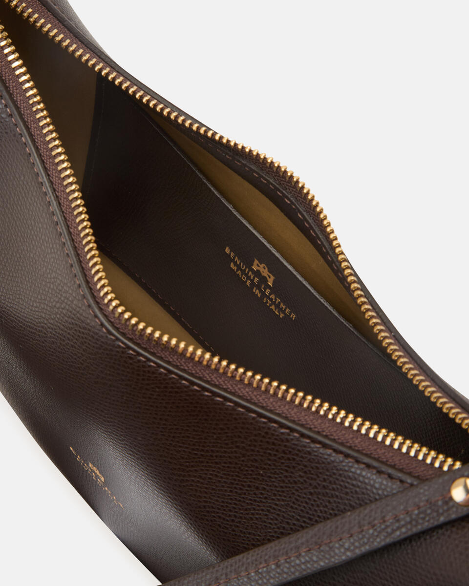 HOBO BAG Dark brown  - Shoulder Bags - Women's Bags - Bags - Cuoieria Fiorentina