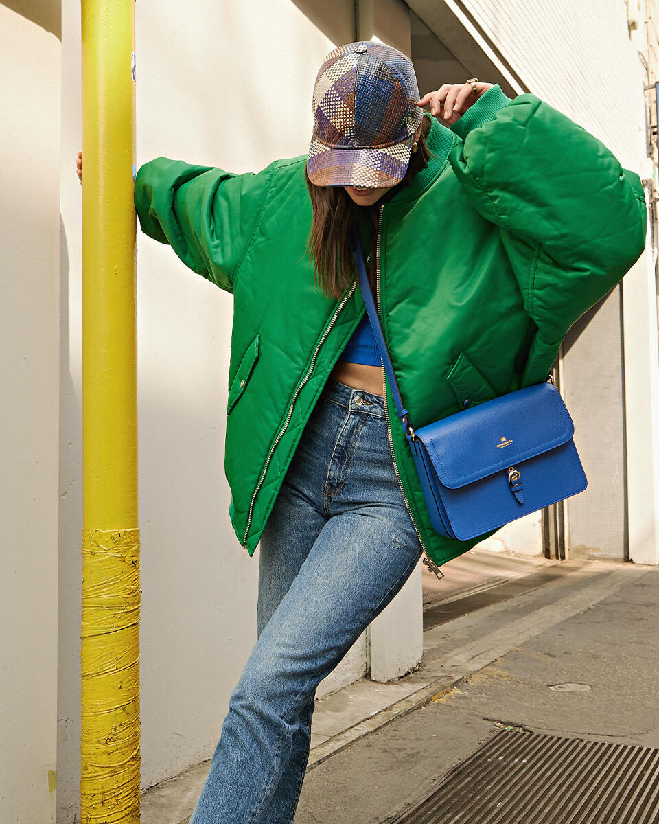 Mimì Xbody squadrata Mogano  - Messenger - Borse Donna - Borse - Cuoieria Fiorentina