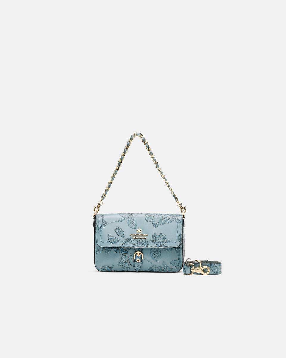 FLAP BAG Light blue  - Shoulder Bags - Women's Bags - Bags - Cuoieria Fiorentina