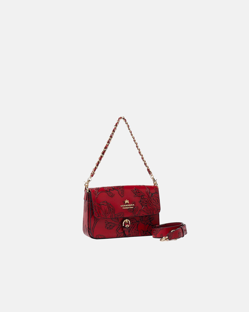 Mimì borsa a spalla Rosso  - Borse A Spalla - Borse Donna - Borse - Cuoieria Fiorentina