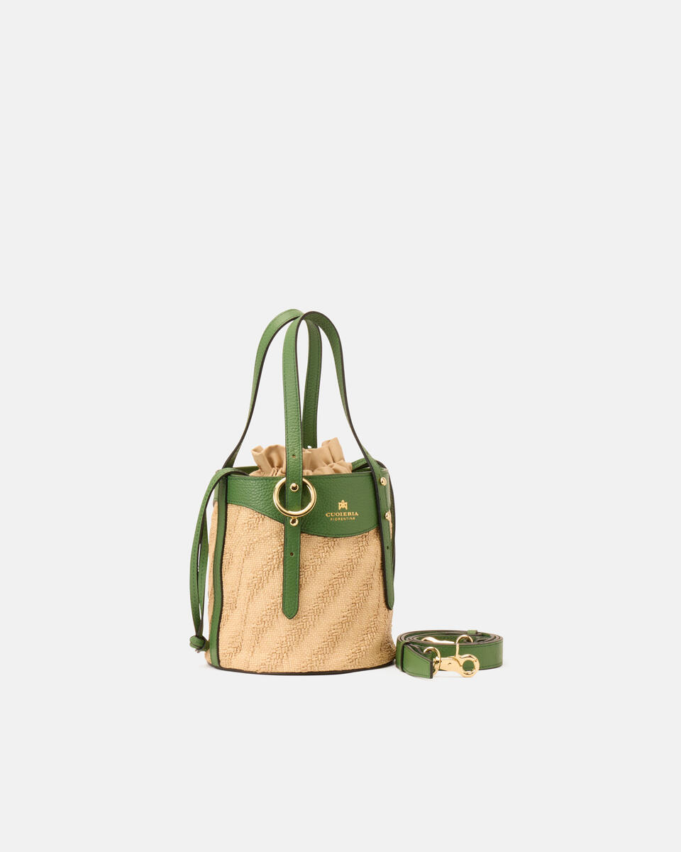 SMALL BUCKET Aloe  - Bucket Bags - Women's Bags - Bags - Cuoieria Fiorentina