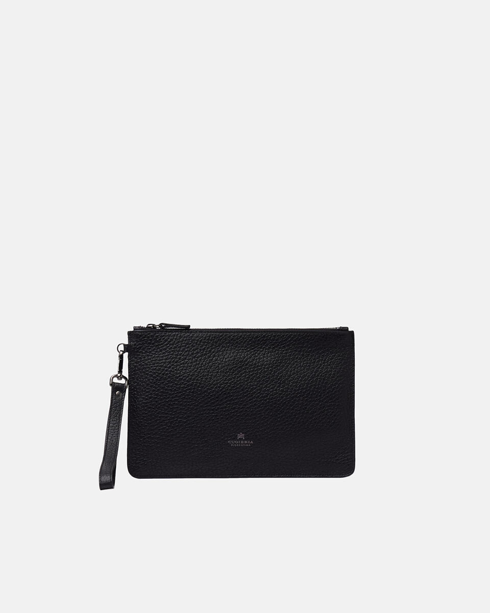 POCHETTE Black  - Clutch Bags - Men's Bags - Bags - Cuoieria Fiorentina