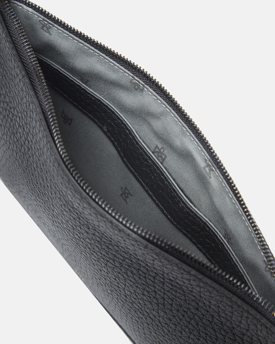 POCHETTE Black  - Clutch Bags - Men's Bags - Bags - Cuoieria Fiorentina