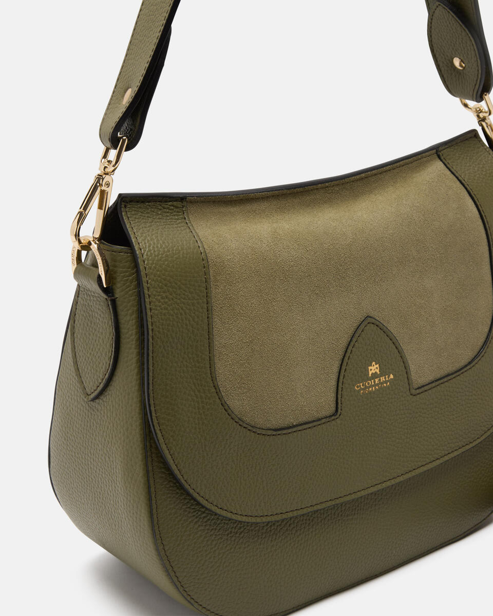 LARGE MESSENGER Uniform  - Shoulder Bags - Women's Bags - Bags - Cuoieria Fiorentina