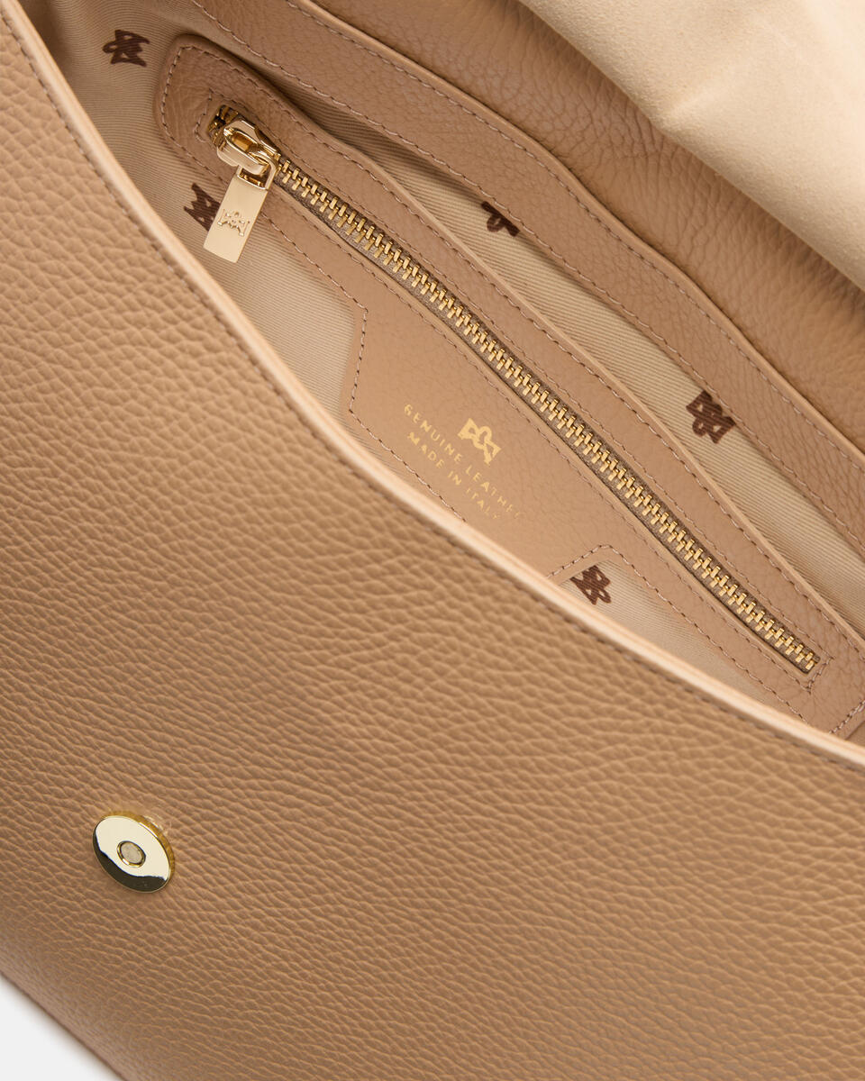 LARGE MESSENGER Nude  - Bags - Special Price - Cuoieria Fiorentina