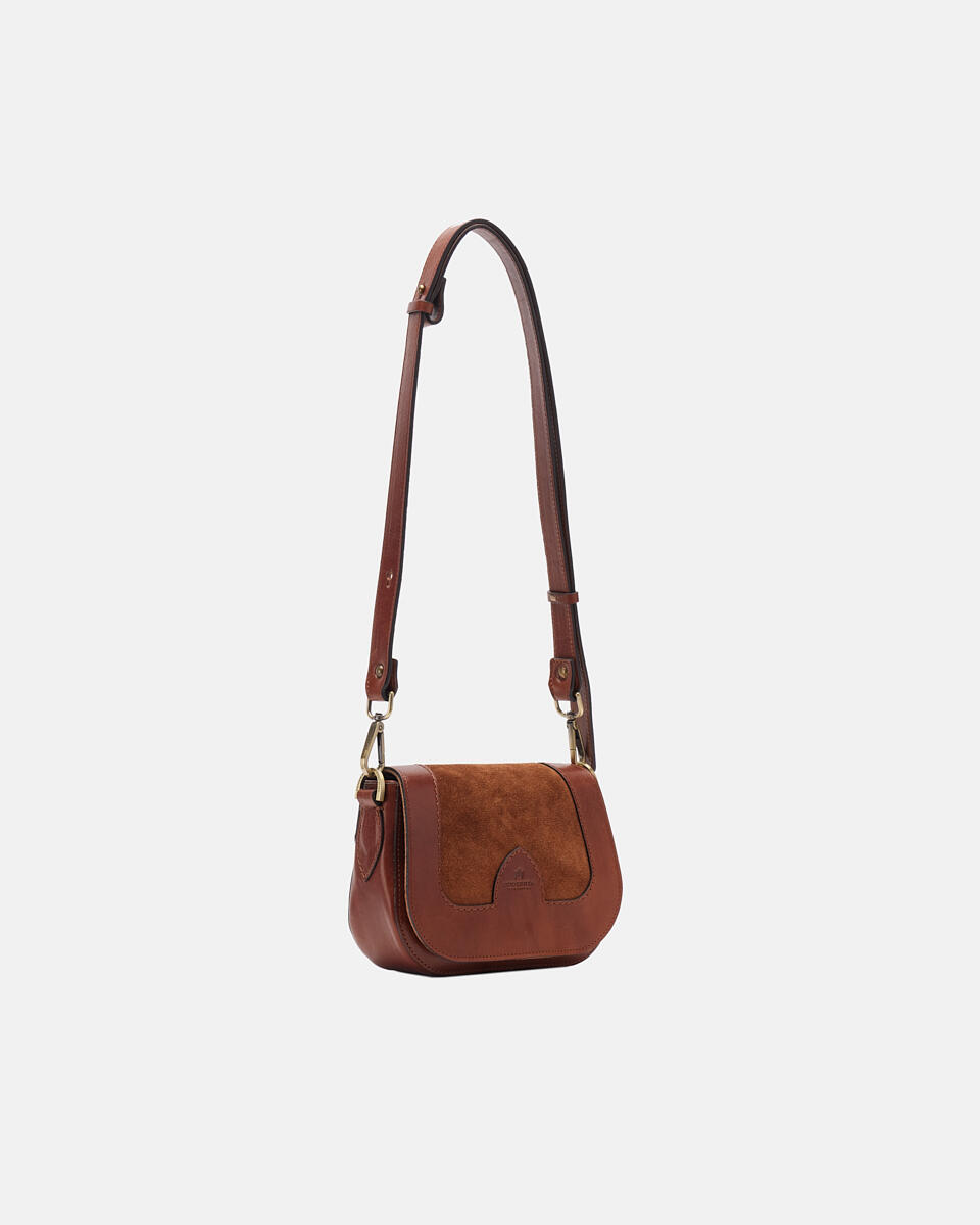 Stella small messenger Marrone  - Mini Bag - Borse Donna - Borse - Cuoieria Fiorentina