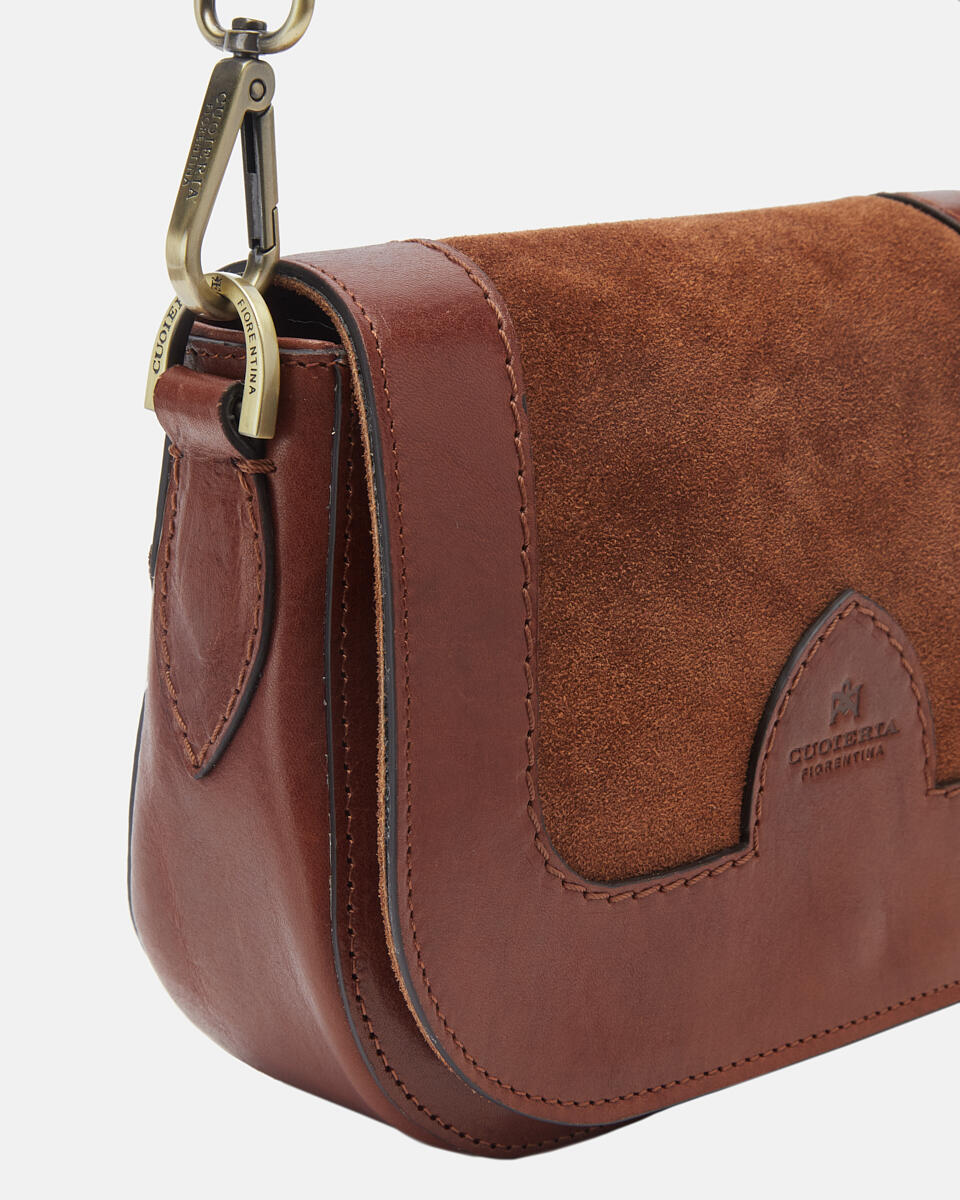 Stella small messenger Marrone  - Mini Bag - Borse Donna - Borse - Cuoieria Fiorentina