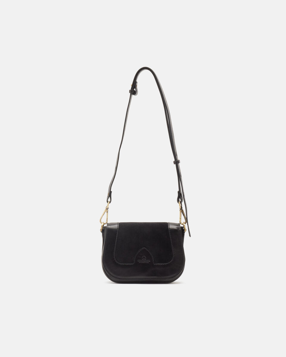 Small messenger Black  - Mini Bags - Women's Bags - Bags - Cuoieria Fiorentina