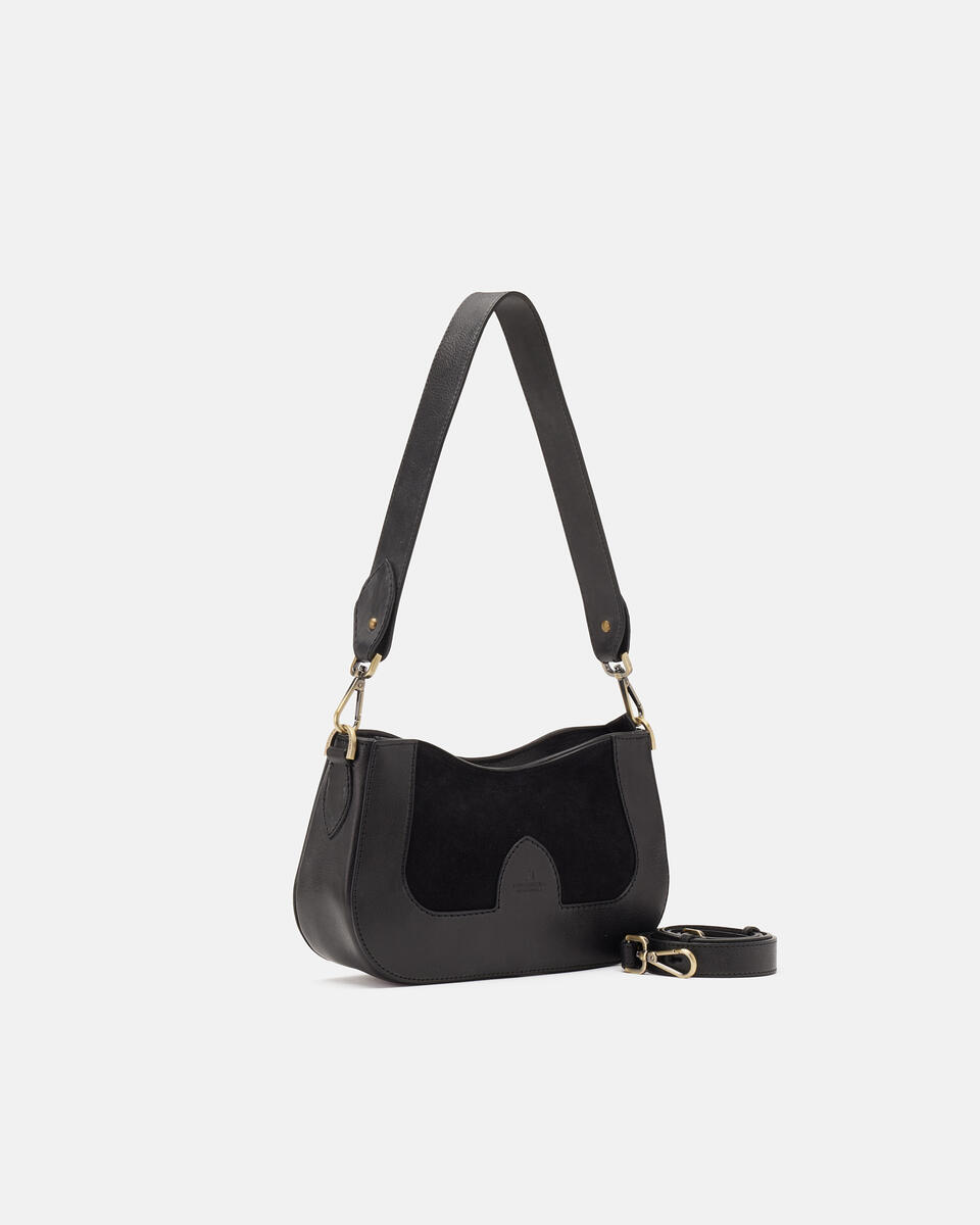 Stella hobo Nero  - Borse A Spalla - Borse Donna - Borse - Cuoieria Fiorentina
