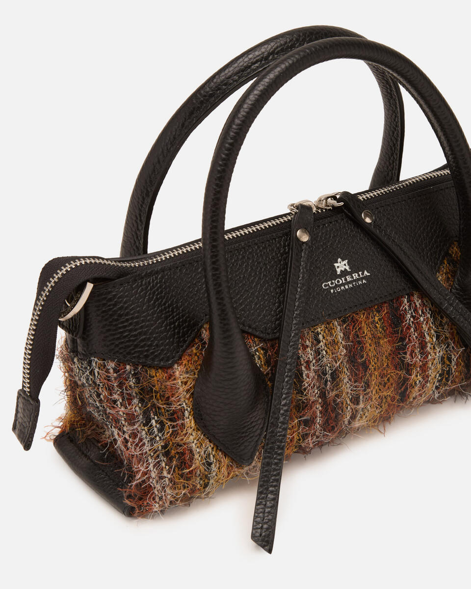 MINI TOTE BAG Black  - Cuoieria Fiorentina