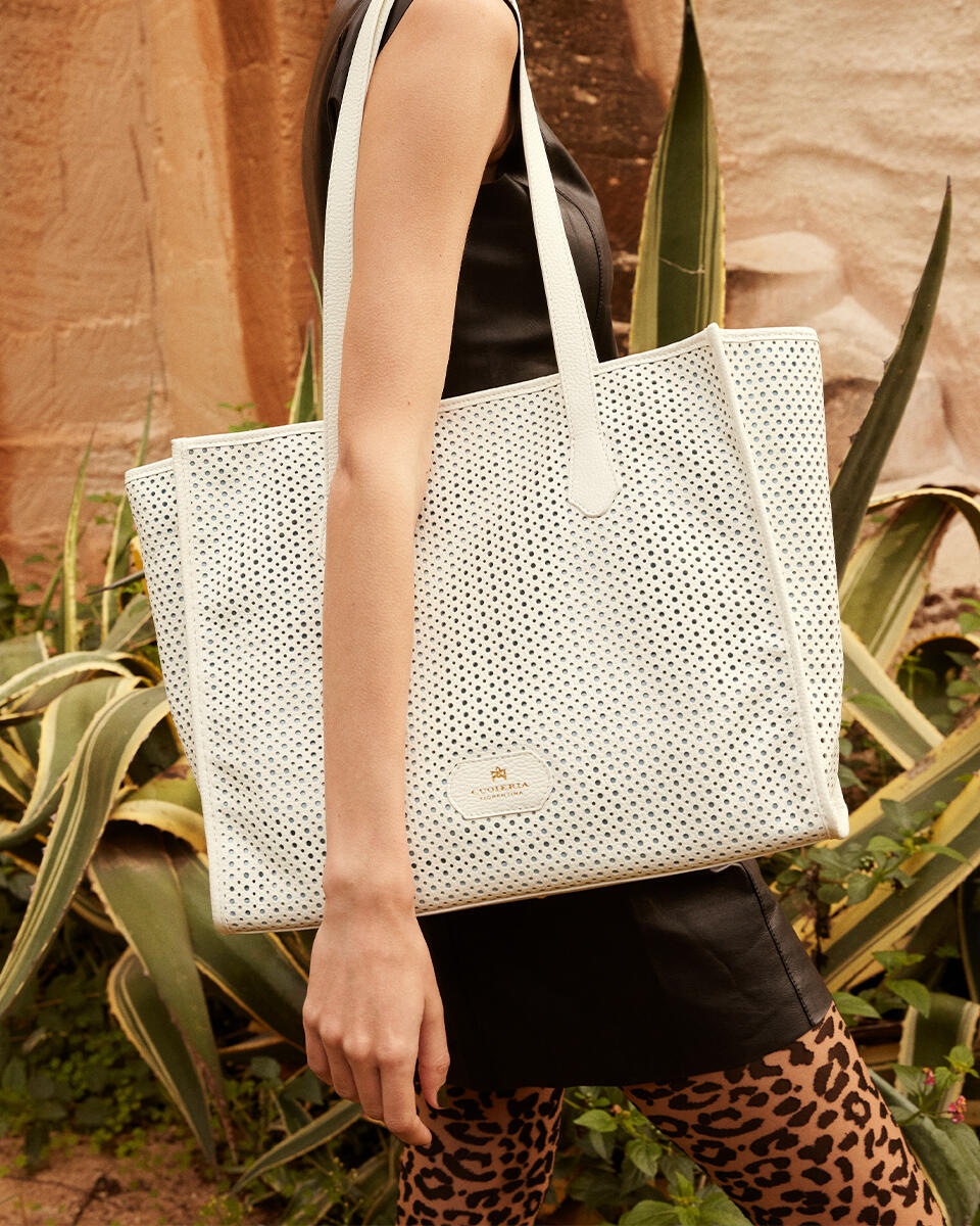 SHOPPING BAG Tomato  - Shopping - Women's Bags - Bags - Cuoieria Fiorentina
