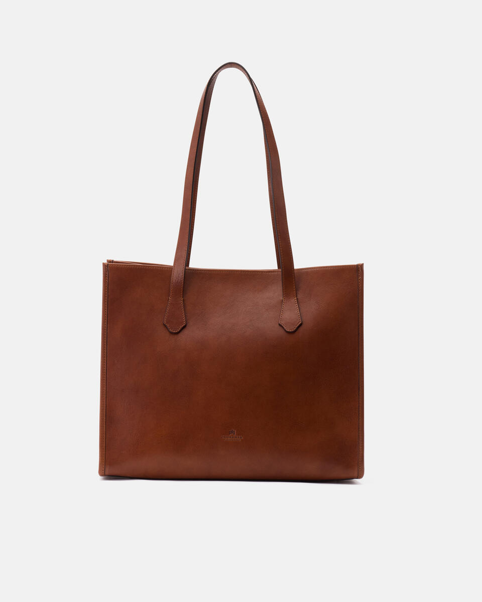 SHOPPING BAG Brown  - Shopping - Women's Bags - Bags - Cuoieria Fiorentina