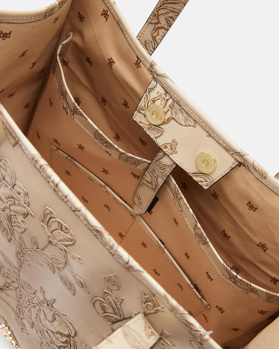 SHOPPING BAG Taupe  - Shopping - Women's Bags - Bags - Cuoieria Fiorentina