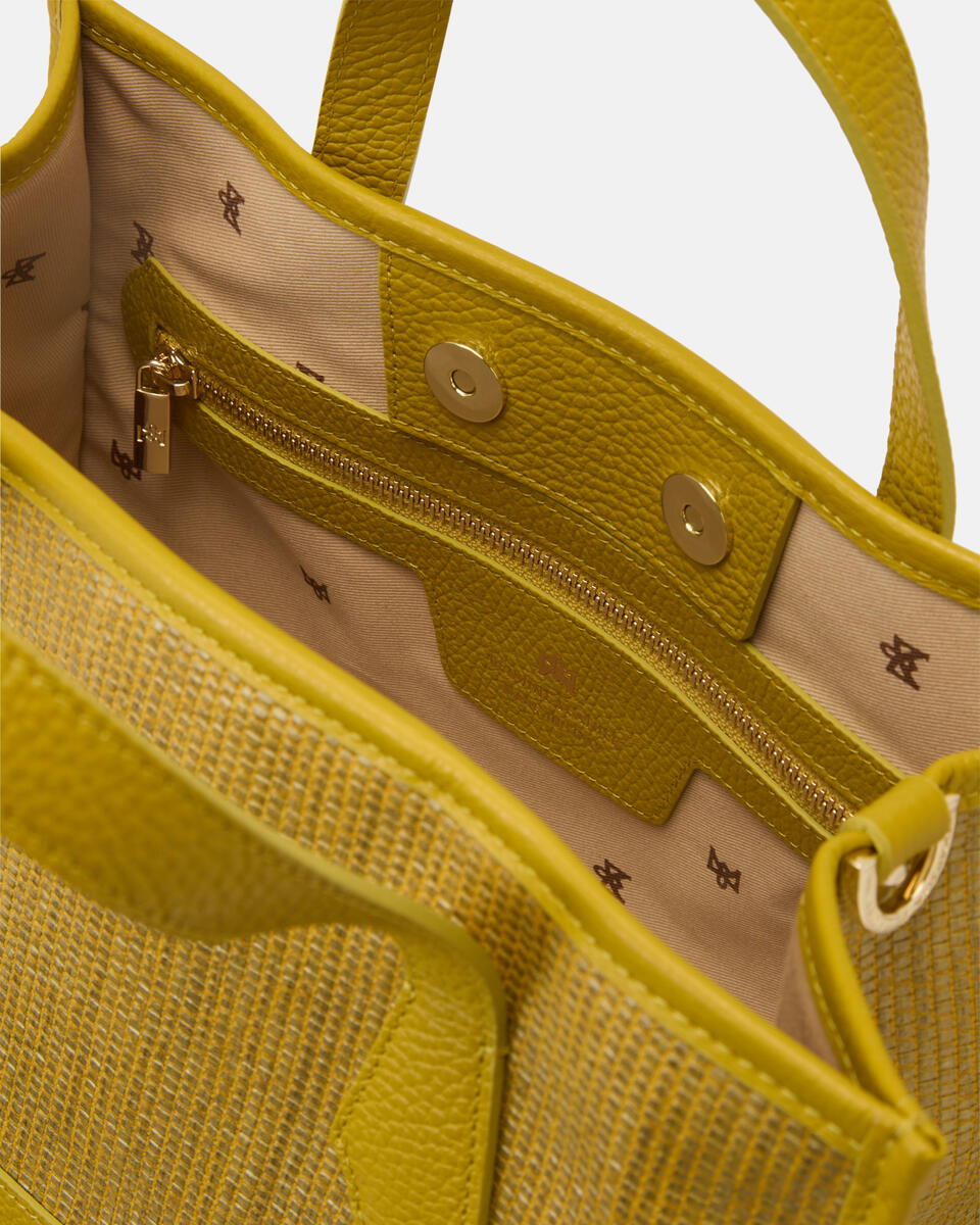 Dora tote pellepaglia Acid green  - Borse - Special Price - Cuoieria Fiorentina